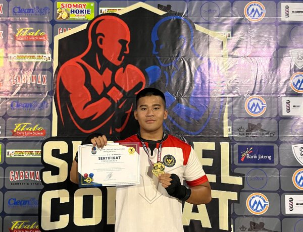 CPNS Lapas Purwokerto, Naufal Rifqi, Raih Medali Kejuaraan Tinju SING-GEL Combat Banjarnegara Vol. 2